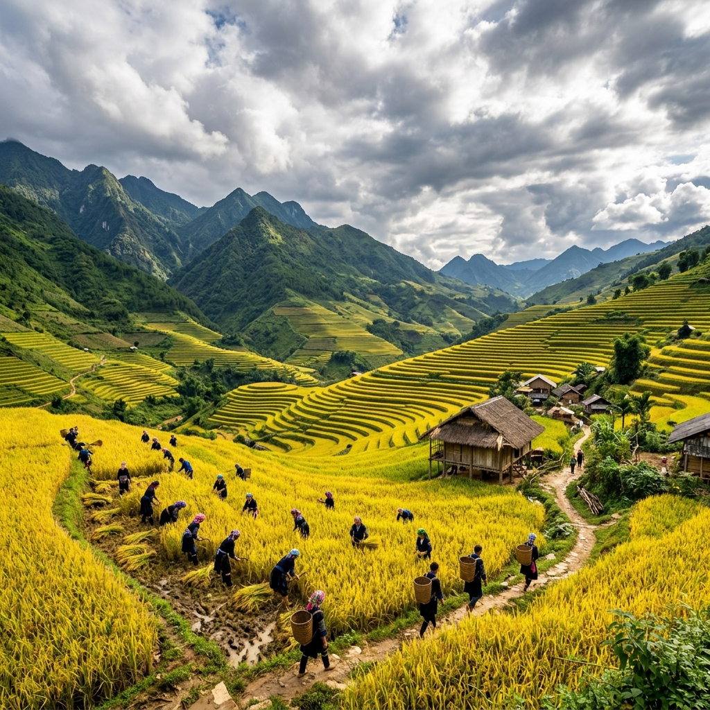 7 Picture-Perfect Photography Spots in Sa Pa During Golden Rice Harvest Season